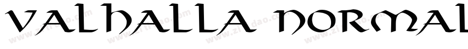 Valhalla Normal字体转换